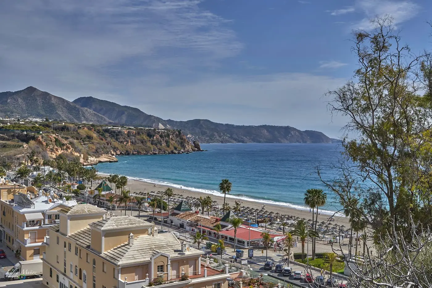 Playa de Burriana, Nerja