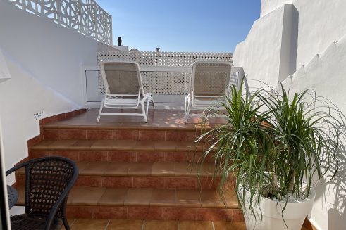 Habitación Terraza en el Hotel Plaza Cavana en Nerja